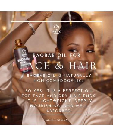 FairTale GHANA Beurre de karit africain cru 450g (16oz) + huile de baobab 450ml (15 2 fl oz) lot - Buy Online on GoSupps.com