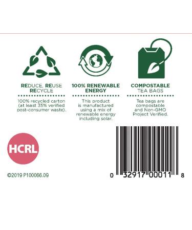 Organic Raspberry Leaf Tea for Women's Health | Caffeine-Free Herbal Tea â€“ Traditional Medicinals (16 Wrapped Bags) - Buy Online on GoSupps.com