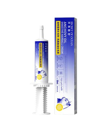 Hairball Cream - Cat Nutritional Gel Nutritious and Effective Supplement for Cats and Kittens Supports Healthy Tissue 30ml