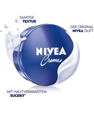 Beiersdorf NIVEA Cream tin universal care 400 ml classic moisturizer for all skin types rich skin cream with nourishing eucerit - Buy Online on GoSupps.com