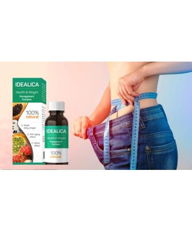 Idealica - 100% Natural Weight Loss Drops | Vegan Appetite Suppressant & Metabolism Booster | Control Weight with Vitamin B1 B12 & C | Tested Ingredients - Buy Online on GoSupps.com