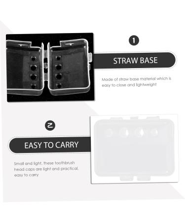 Buy Tovinanna 20-Piece Natural Travel Toothbrush Set with Straw Covers - Universal Caps for Dust Protection | Eco-Friendly Toothbrush Accessories - Buy Online on GoSupps.com