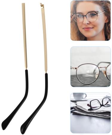 iBasenice Metal Glasses Replacement - 1 Pair Gold Metal Lenses & Temple Arms for Sunglasses - Buy Online on GoSupps.com