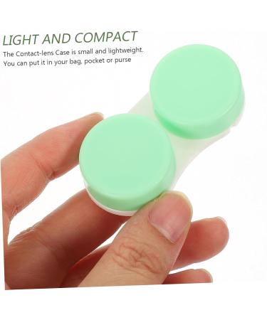 Solustrie Travel Contact Lens Case Set - Eye Color Lens Tank & Double Glasses Holder | Compact & Efficient Lens Care for Students - Buy Online on GoSupps.com
