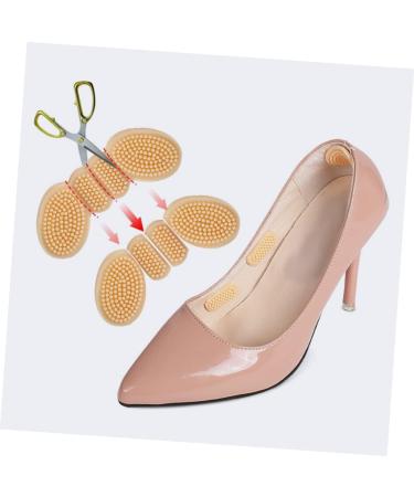 Beaupretty 4 Pairs Butterfly Heel Grips Durable Adhesive Heel Pads & Cushion Inserts for Women Silicone Heel Protectors (10x4CM - Buy Online on GoSupps.com