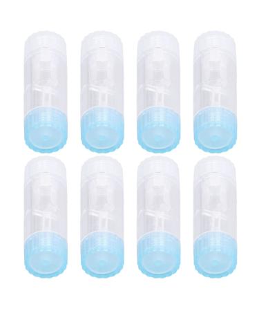Lens Container Transparent Design Wear Resistant Lens Case Portable ABS Material 12PCS for Daily Use for