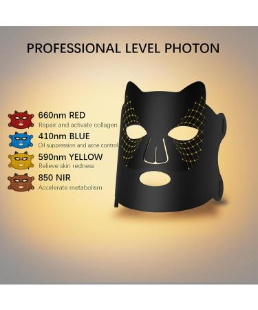  OSMARI Home Facial Mask Device Beauty Device LED Silica Gel Mask Anti-Aging | Reduces Wrinkles | Anti-inflammatory | Skin Brightening Care - Buy Online on GoSupps.com