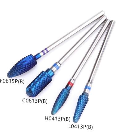 Healeved Nail Art Supplies Acrylic Nail Drill Bits Manicure Drill Bits Manicure Polishing Tools Fingernail Polishing Tools Nail Grinding Tool Nail Accessories Metal Manicure Tools medium As Shown - Buy Online on GoSupps.com