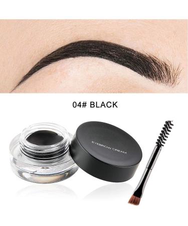 Buy Waterproof Eyebrow Gel & Eyeliner Cream - Beauty Eye Makeup Cosmetics with Brush (04) | International Shipping Available - Buy Online on GoSupps.com