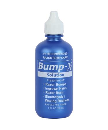 REXSOL Bump-X Solution | Treatment of: Razor Bumps Ingrown Hairs Razor Burn Electrolysis/Waxing Redness | For Men & Women. (150 ml / 5 fl oz)