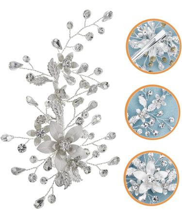 Ipetboom Bridesmaid Wedding Hairpin Girls Hair Accessory Girl Hair Clips Hair Accessories for Women Wedding Hair Barrette Barrettes for Girls Bride Hairpin Miss Hanfu Rhinestone Decorate - Buy Online on GoSupps.com