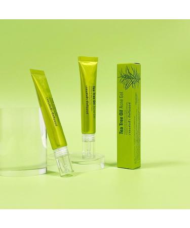 Anti Acne Removal Cream Tea Tree Acne Removal Gel Acne Cream for Acne Treatment & Spot Treatment Clear Soothing Spot Gel Acne Moisturiser Whiteheads & Blackhead Remover Invisible Gel - Buy Online on GoSupps.com