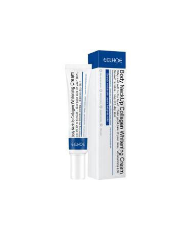 JOYVOIDX Neck Firming & Lifting Collagen Cream with Hyaluronic Acid Anti-Aging Moisturizer to Improve Skin Elasticity and Even Tone Enriched with Glycerin 20ml