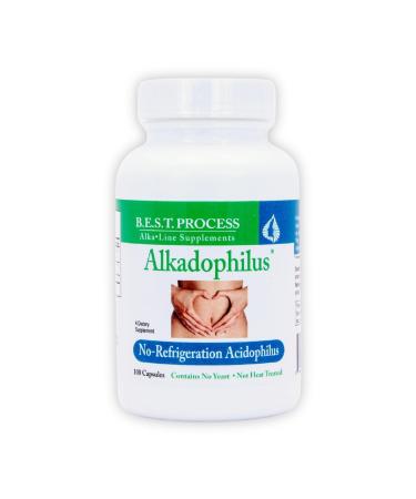 Morter HealthSystem Alkadophilus Best Process Alkaline No Refrigeration Probiotic & Prebiotic Digestive Supplement 1.5 Billion CFU of Good Bacteria & Beetroot