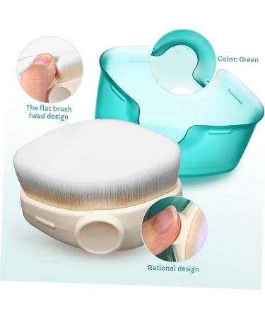 GREENADSCAPE Powder Brush For Loose Powder Makeup Brush Fiber Wool Foundation Brush Short Abs Face Brush - Buy Online on GoSupps.com