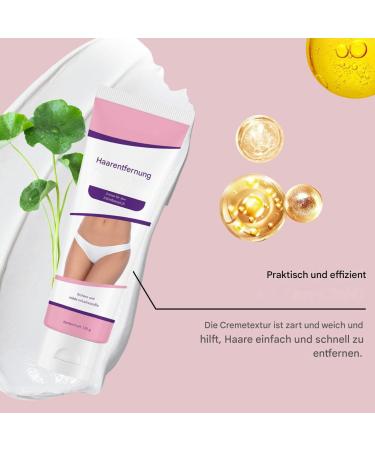 Hair removal cream for the intimate area skin balm 120 g with scraper hair removal cream for body armpits intimate area elbows legs arms armpits chest and back - Buy Online on GoSupps.com