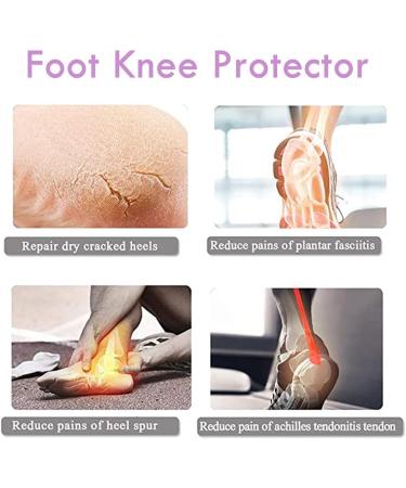 Buy Chrome Silicone Feet Care Socks - Moisturizing Gel Heel Protectors for Cracked Skin | Pink - International Shipping Available  - Buy Online on GoSupps.com