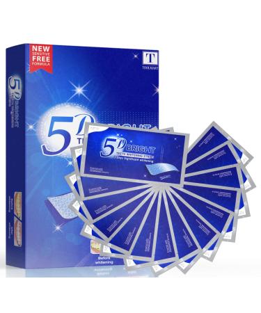 Advanced 5D Teeth Whitening Strips for Sensitive Tooth 14 Sessions for 5D White
