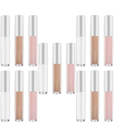 Angoily 15 Pcs Polarized Monochrome Eyeshadow True Beauty Makeup Blue Eye Makeup Tools Cosmetic Miss Liquid 1 count (Pack of 1) Assorted Colorx5pcs