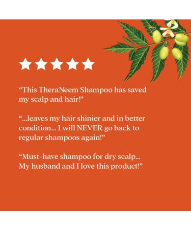 TheraNeem Naturals Scalp Therapy Shampoo 12 fl oz | Organix South - Natural Neem Oil & Nourishing Formula - Buy Online on GoSupps.com
