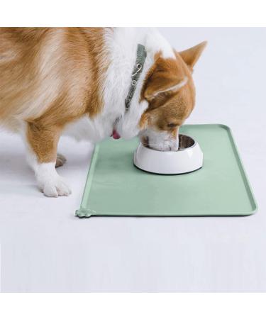 AUDWUD Silicone Waterproof Dog & Cat Feeding Mat | 61x41 cm Anti-Slip Pet Bowl Mat for International Shipping - Buy Online on GoSupps.com