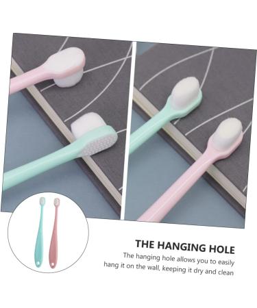 TOVINANNA 2-Piece Baby Toothbrush Set | Ideal Infant Baby Shower Gift | Gentle Tooth Cleaning Brushes - Buy Online on GoSupps.com