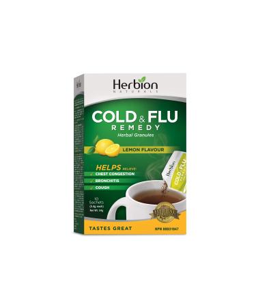 Herbion Naturals Respiratory Care Granules With Natural Lemon Flavor 10 count sachet