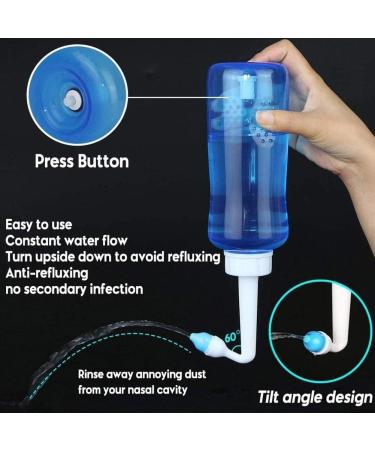 Nose Cleaner Nasal Neti Pot Avoid Allergic Irrigator Nasal Wash Rhinitis Sinusitis Child Neti Therapy 30 for Adult Pot X6n0 Cure - Buy Online on GoSupps.com