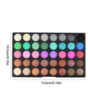 Buy Long Lasting Waterproof Eyeshadow Palette - 120 Highly Pigmented Colors & Concealer | International Shipping Available - Buy Online on GoSupps.com