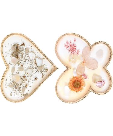  FRCOLOR 6 Pieces Drawing Color Palette Resin Nail Palette Display Plate Nail Art Pigment Plate Color Mixing Display Board Crystal Nail Polish - Buy Online on GoSupps.com