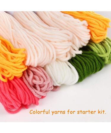 Pllieay 3 Set Punch Needle Embroidery Starter Kits with Instruction, Fabric, Pattern, Yarns, and Hoops for Rug-Punch & Pinch Needle - Buy Online on GoSupps.com