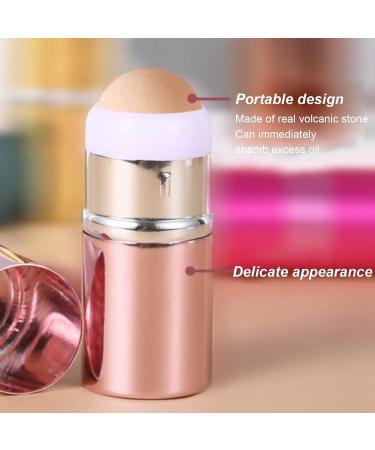 Buy Pink Oil Absorbing Face Roller | Durable Volcanic Oil Control Tool for Glowing Skin | Portable Beauty Accessory for Women - Buy Online on GoSupps.com