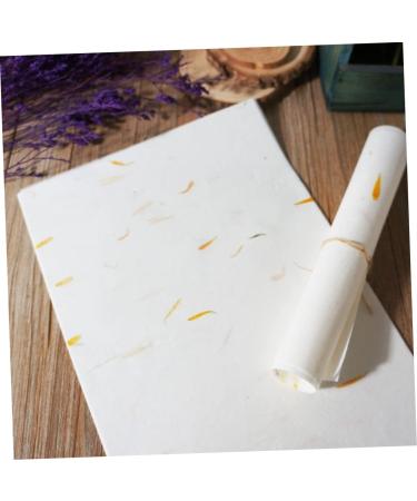 Lurrose 80 sheets Natural Chinese for Letter Brush Elegant Writing Calligraphy Unique Manual Supplies - Buy Online on GoSupps.com