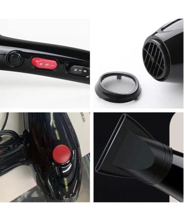 Travel Hair Dryer 1800W Professional Ion Hair Dryer Salon Fast Hair Dryer 3 Heat Levels 2 Speeds Cold Air Hair Dryer - Buy Online on GoSupps.com