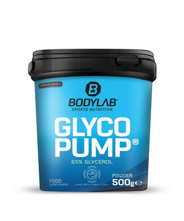 Bodylab24 Glycopump 500G with 65% glycerin without additives tasteless ideal as a booster for strength and endurance athletes in the muscle building phase