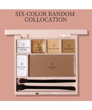 leryveo Concealer Palette - 6 Color Contouring Cream for Beginners Professional Brightening Makeup for Dark Circles Imperfections - Buy Online on GoSupps.com