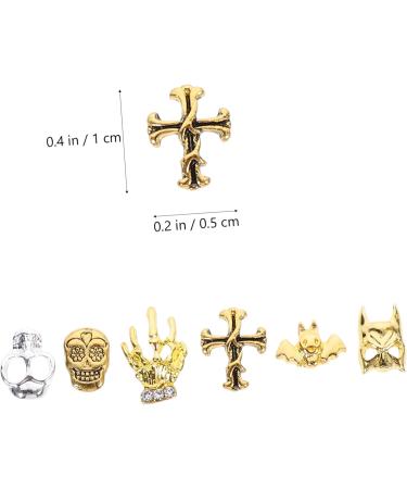 FRCOLOR 840 Pieces Halloween Manicure Miss Gem Alloy Nail - Buy Online on GoSupps.com