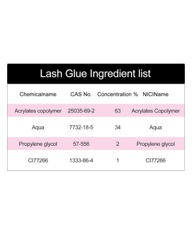 Cluster Lash Glue for Eyelash Extensions - 2 in 1 Waterproof Lash Bond | Strong Hold 72 Hour Wear (10ml Black + Clear - Buy Online on GoSupps.com