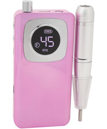 Electric Nail Drill Rechargeable Electric Nail File 45000RPM with Grinding Heads for Pedicure - Buy Online on GoSupps.com