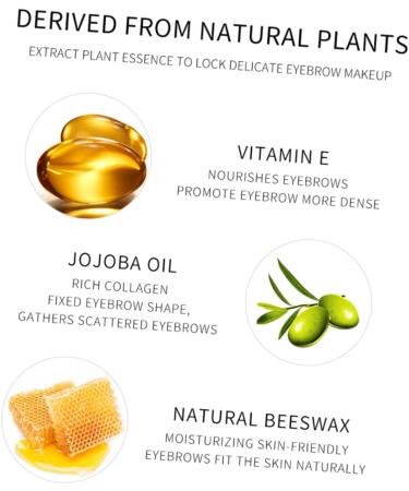 Healvian 4 Pcs Eyebrow Shaping Liquid Clear Brows Makeup Gel Brow Gel Makeup Brow Eyebrow Setting Gel - 1 count (Pack of 1) Transparent Colorx2pcs - Buy Online on GoSupps.com