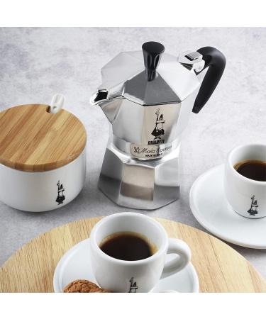 Bialetti Moka Express Aluminium Stovetop Coffee Maker Silver 1 Cup & Kimbo Espresso Napoli Ground Coffee Vacuum Sealed Bag Authentic Italian Coffee 1 x 250g + Espresso Napoli Ground Coffee - Buy Online on GoSupps.com