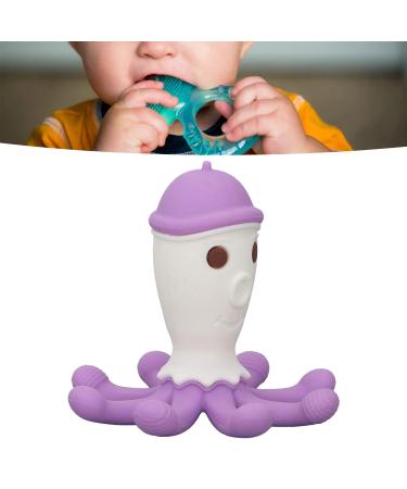 Octopus Shaped Silicone Teething Toy for Babies - Cute and Soft Teether for Family Travel - Buy Online on GoSupps.com
