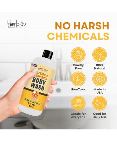Eczema Body Wash All Natural Eczema Soap, Dermatitis, Psoriasis Treatment for Dry Itchy Sensitive Skin Relief Gentle Detoxifying, Healing, Anti-Itch, Oatmeal Goat Milk Bath Wash for Kids, & Adults - Buy Online on GoSupps.com