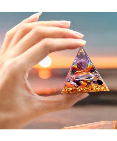 Vuuuuv Horoscope Orgon Pyramid & Zodiac Stones Gift Set - Scale Medicinal Crystal Collection for Spiritual Healing - Buy Online on GoSupps.com