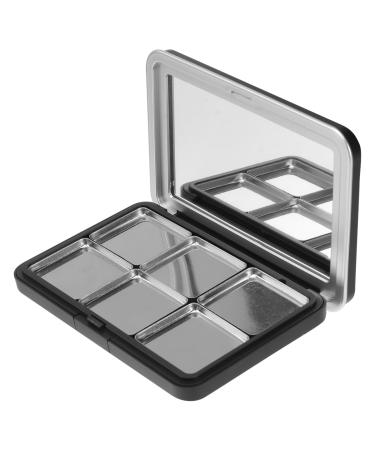 MERRYHAPY MERRYHAPY Compact Eyeshadow Storage Box Travel Makeup Tray Refillable Lipstick Case Under-Blush Box for Artists