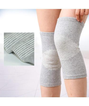 Motion Knee Brace Bamboo Thermal Knee Brace Support Leg Warmers for Men and Women 1 Pair