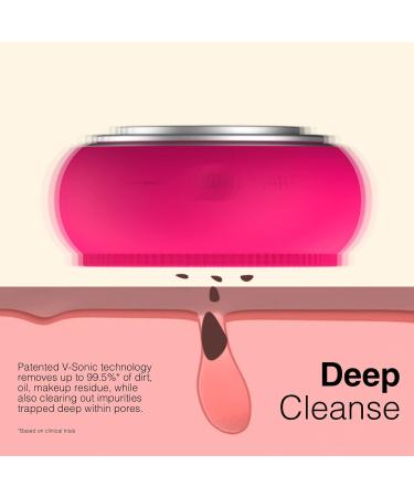 Facial Cleansing Brush 3 in 1 Sonic Face Brush for Deep Cleaning Gentle Exfoliating Detoxifying & Rejuvenating Rechargeable Face Scrubber Made with Soft Silicone Best Rechargeable Skin care t - Buy Online on GoSupps.com
