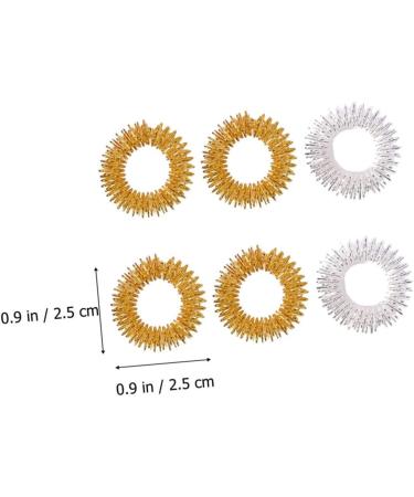 Beavorty Acupressure Massage Rings - 10 Pack Finger Massage for Stress Relief & Improved Blood Circulation | Fidget Compression Rings Made of Carbon Steel - Buy Online on GoSupps.com