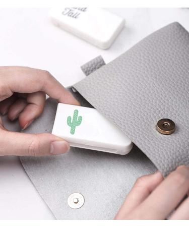 4 Pack Small Pill Organizer - Portable Pill Case with Individual Compartments for Vitamins and Medicine - Compact Pill Container for Purse or Pocket - Buy Online on GoSupps.com