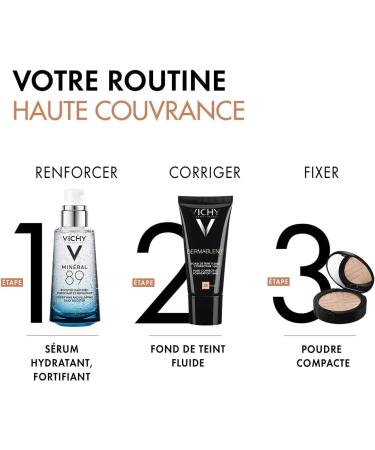 Vichy Dermablend Fond de Teint Fluide Correcteur Longue Tenue 16H Haute Couvrance SPF 35 Adapt aux Peaux Sensibles Normales S ches Teint : Vanilla 20 30 ml - Buy Online on GoSupps.com
